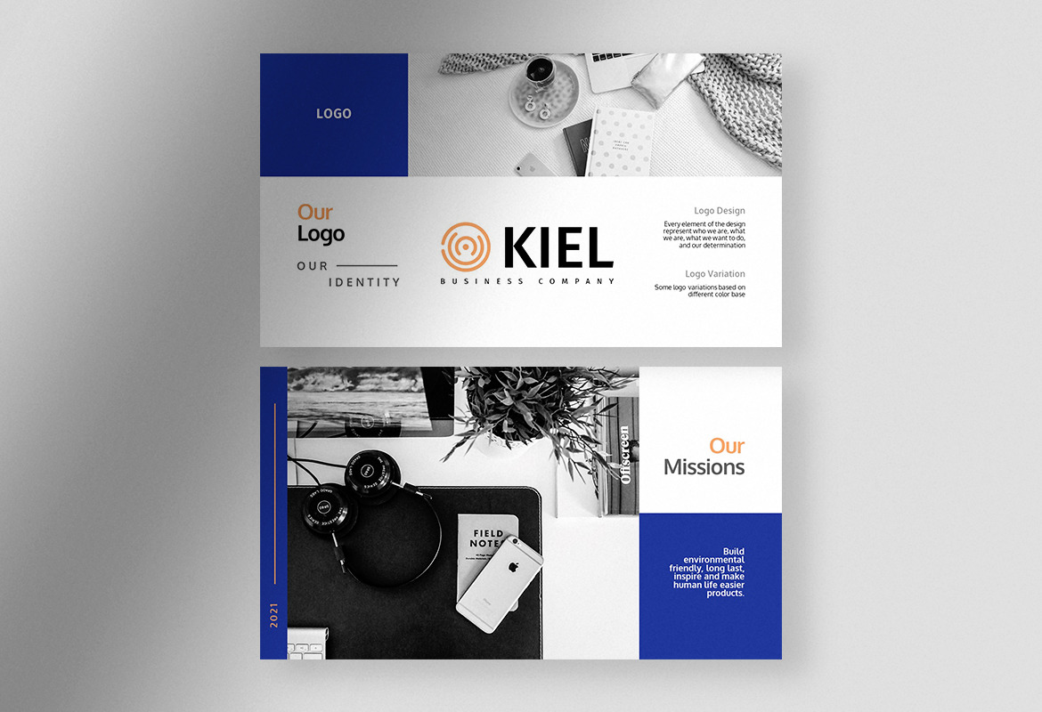 Kiel - Elegant Brand Guideline Presentation