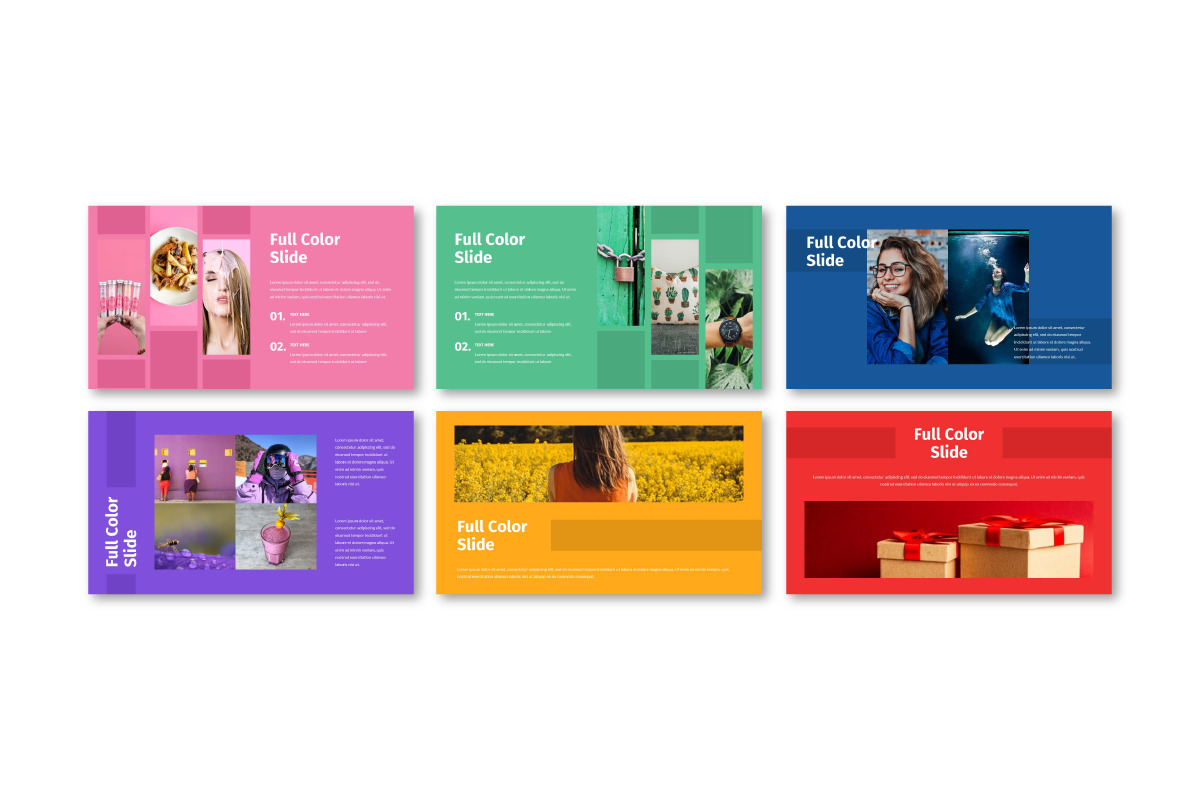 Full Color - Multipurpose Powerpoint Template