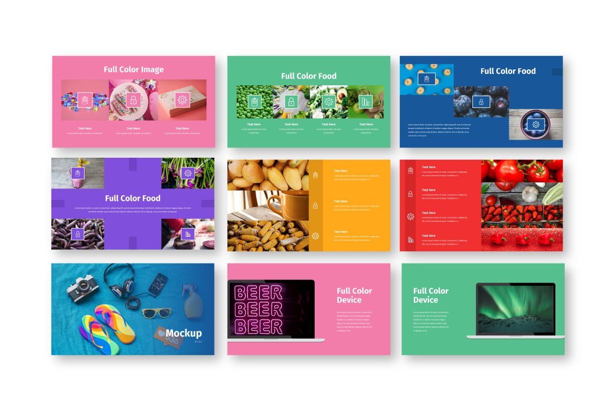 Full Color - Multipurpose Powerpoint Template