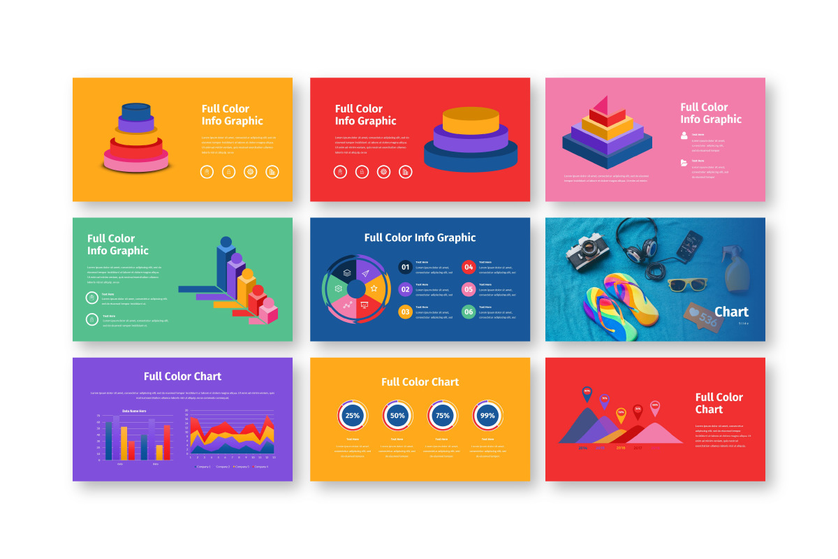 Full Color - Multipurpose Powerpoint Template