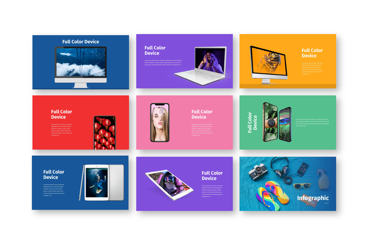 Full Color - Multipurpose Keynote Template