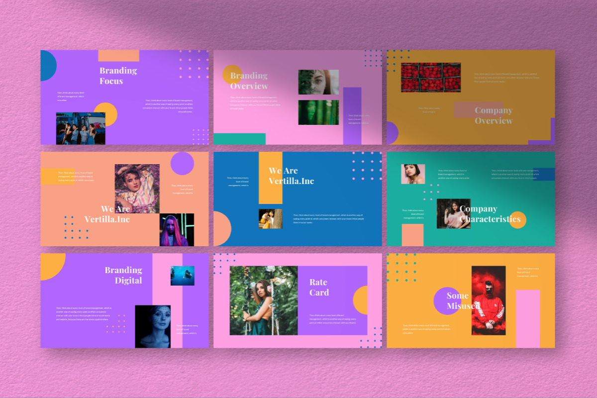Pastel Brand Powerpoint Template Pastel Brand Powerpoint Template