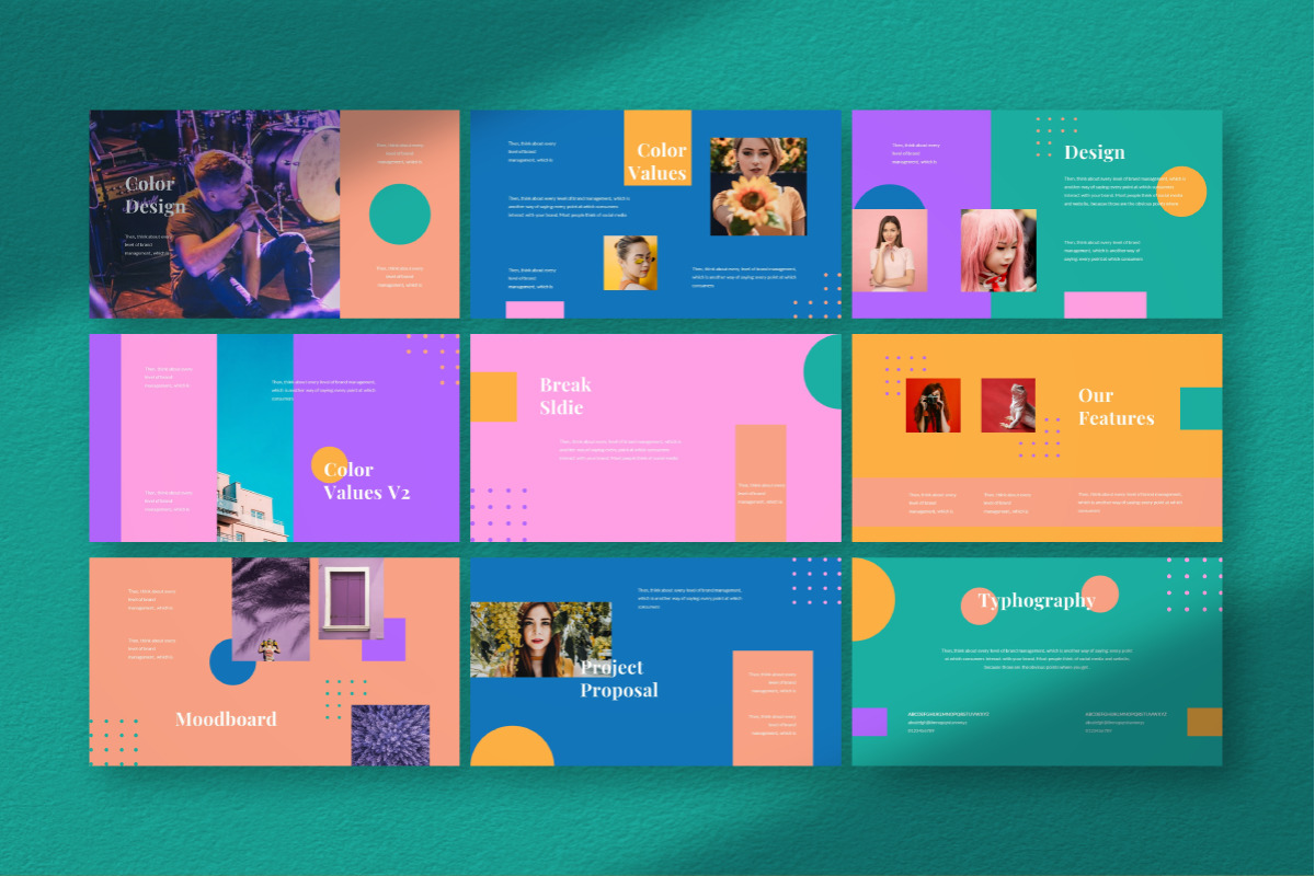 Pastel Brand Powerpoint Template