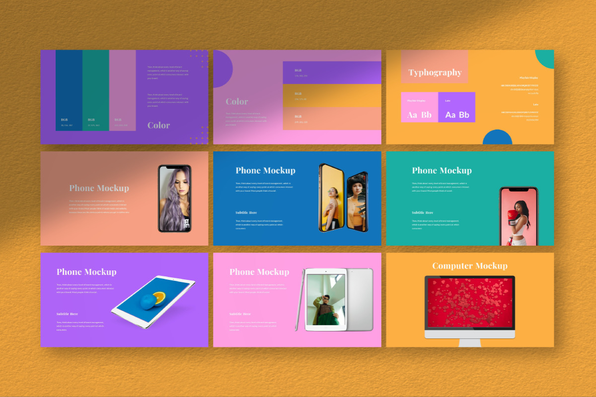 Pastel Brand Powerpoint Template