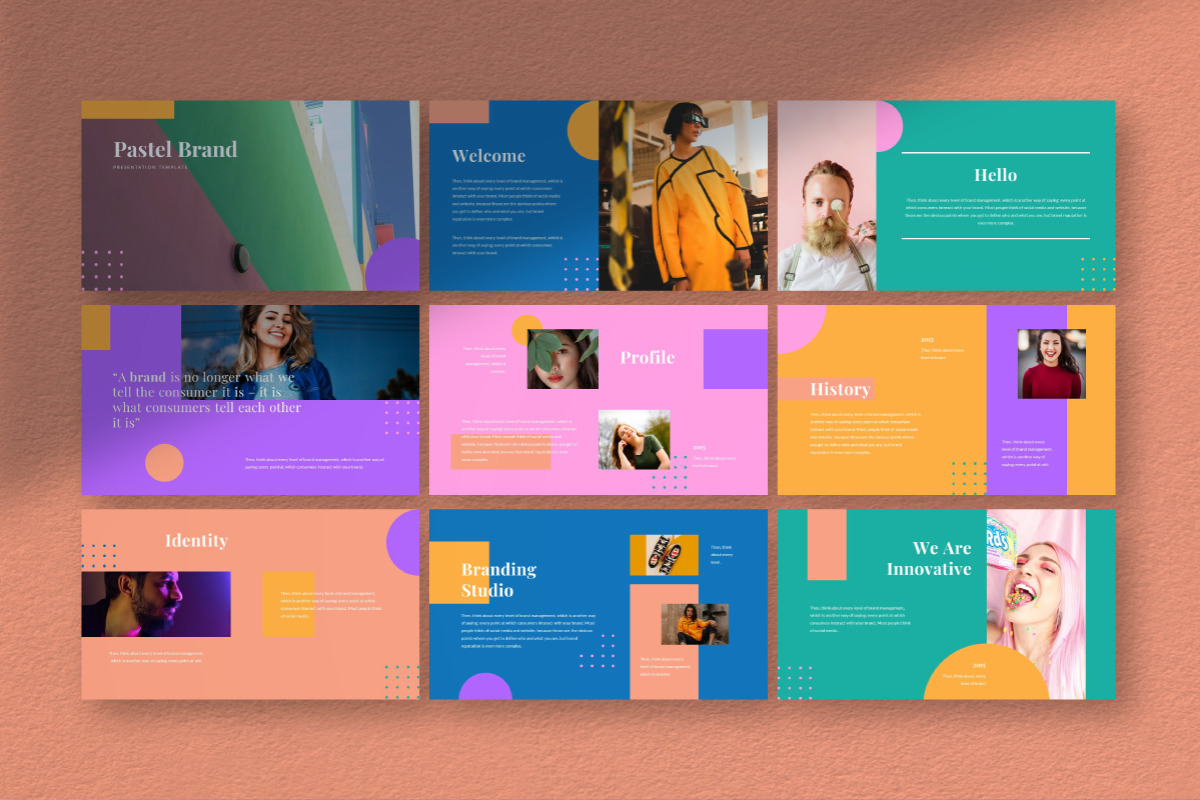 Pastel Brand Google Slide Template Pastel Brand Google Slide Template