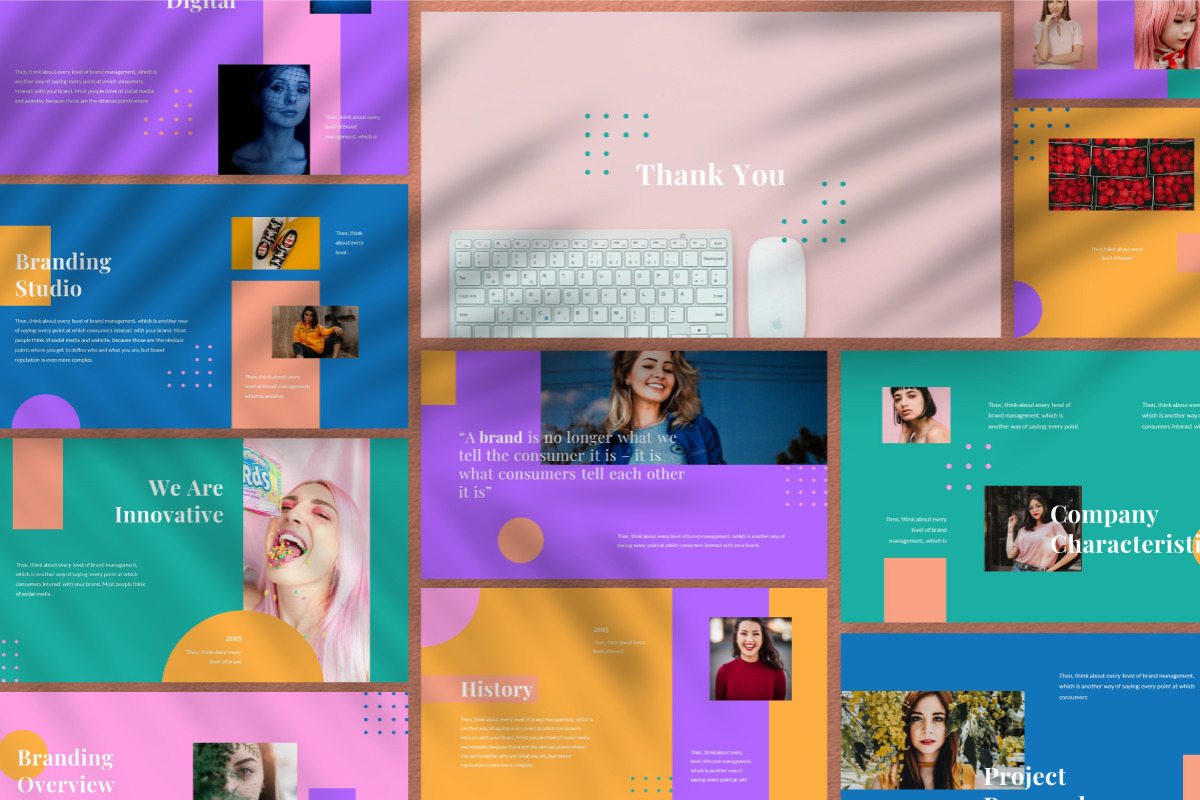 Pastel Brand Google Slide Template Pastel Brand Google Slide Template