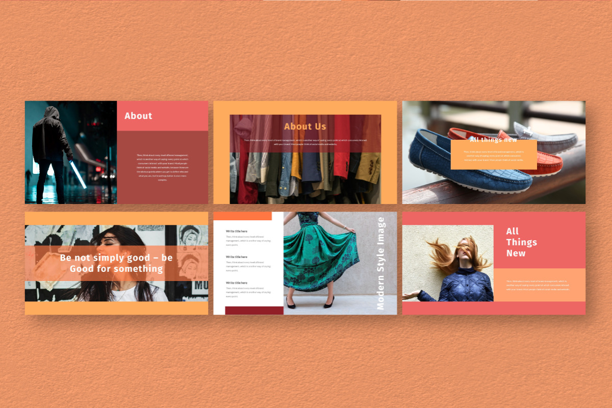 Hot Color Google Slide Template Hot Color Google Slide Template