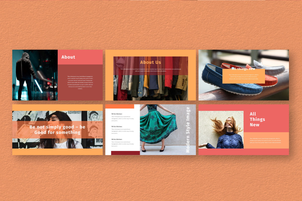 Hot Color Keynote Template