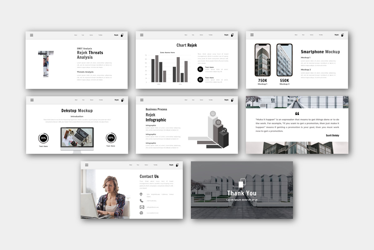 Rejek Business Google Slide Template