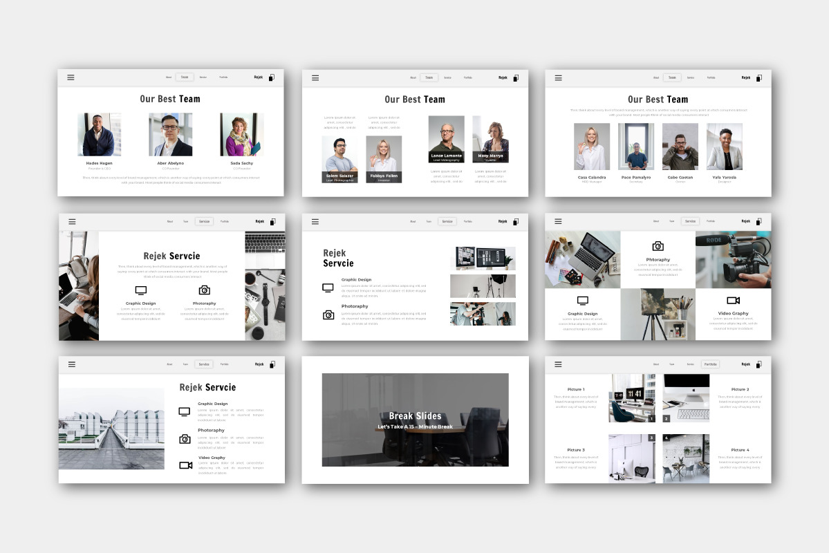 Rejek Business Keynote Template