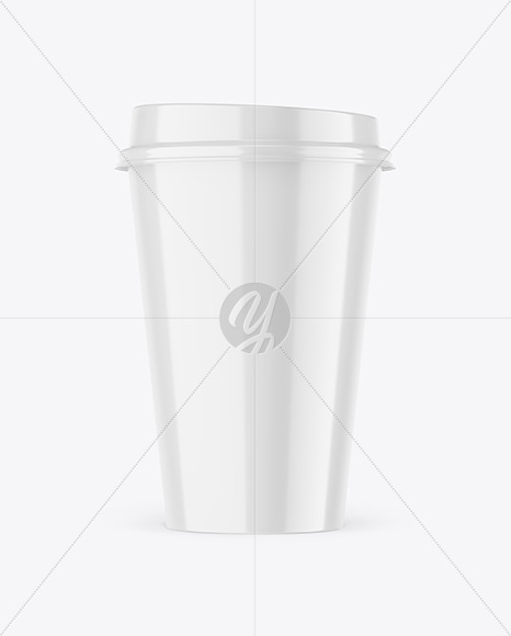 Glossy Coffee Cup Mockup