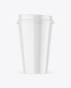 Glossy Coffee Cup Mockup