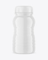 Glossy Plastic Bottle Mockup