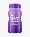 Glossy Plastic Bottle Mockup