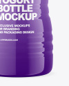 Glossy Plastic Bottle Mockup