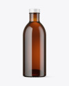 Amber Glass Bottle Mockup