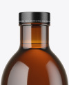 Amber Glass Bottle Mockup