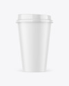 Matte Coffee Cup Mockup