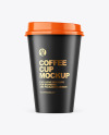 Matte Coffee Cup Mockup