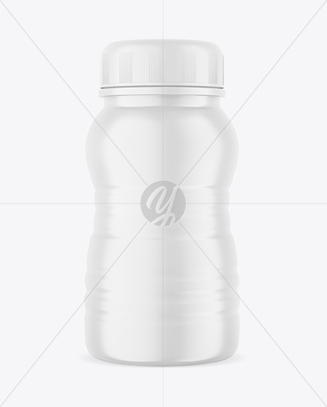 Matte Plastic Bottle Mockup