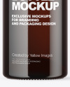 Dark Amber Glass Bottle Mockup Dark Amber Glass Bottle Mockup
