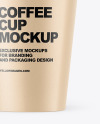 Kraft Coffee Cup Mockup