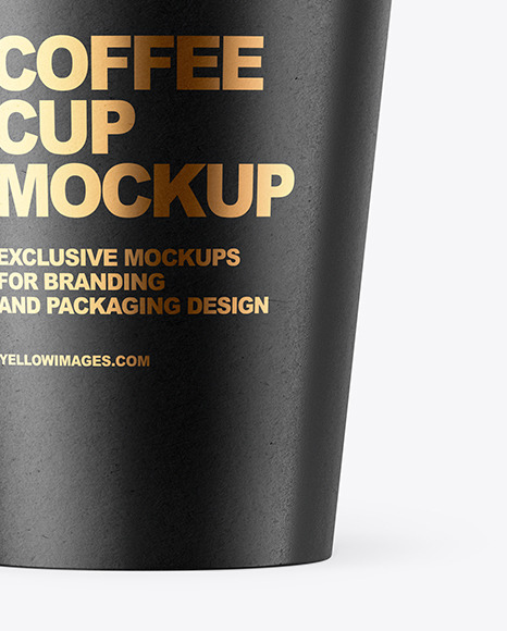 Kraft Coffee Cup Mockup