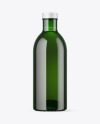 Green Glass Bottle Mockup Green Glass Bottle Mockup
