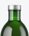 Green Glass Bottle Mockup