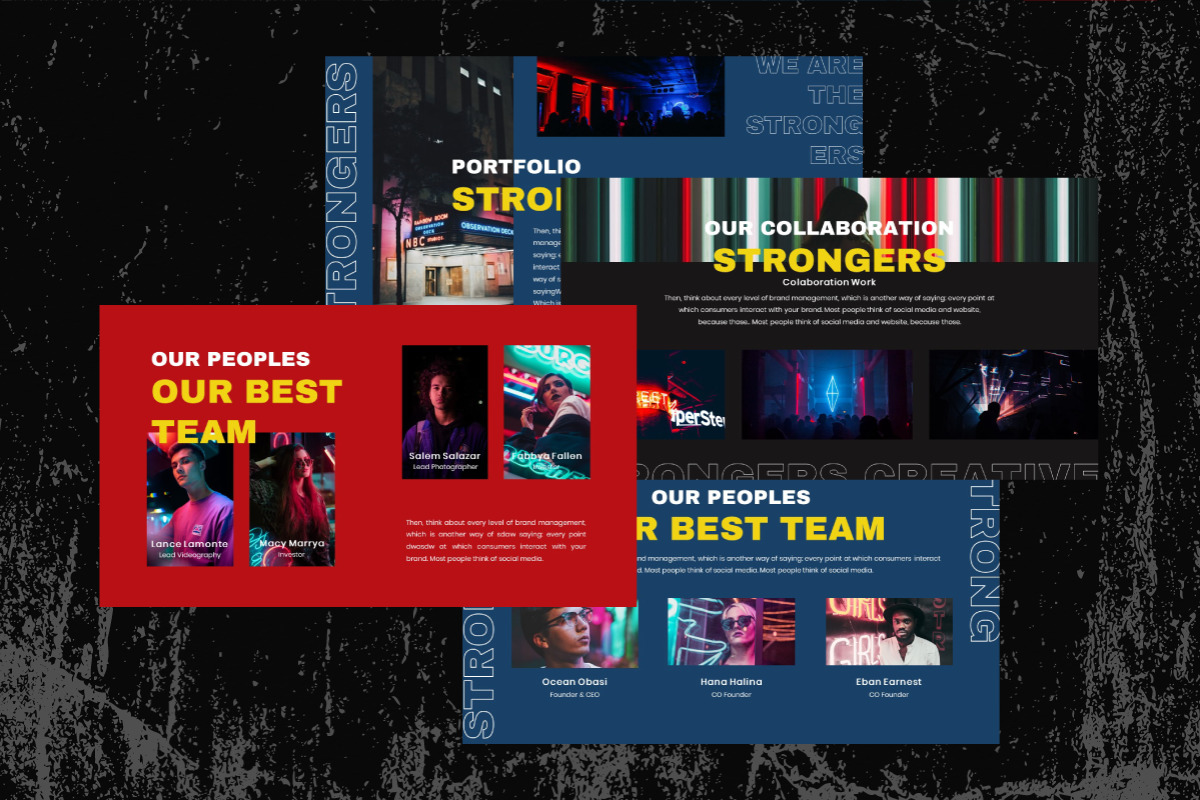 Strongers Creative Powerpoint Template