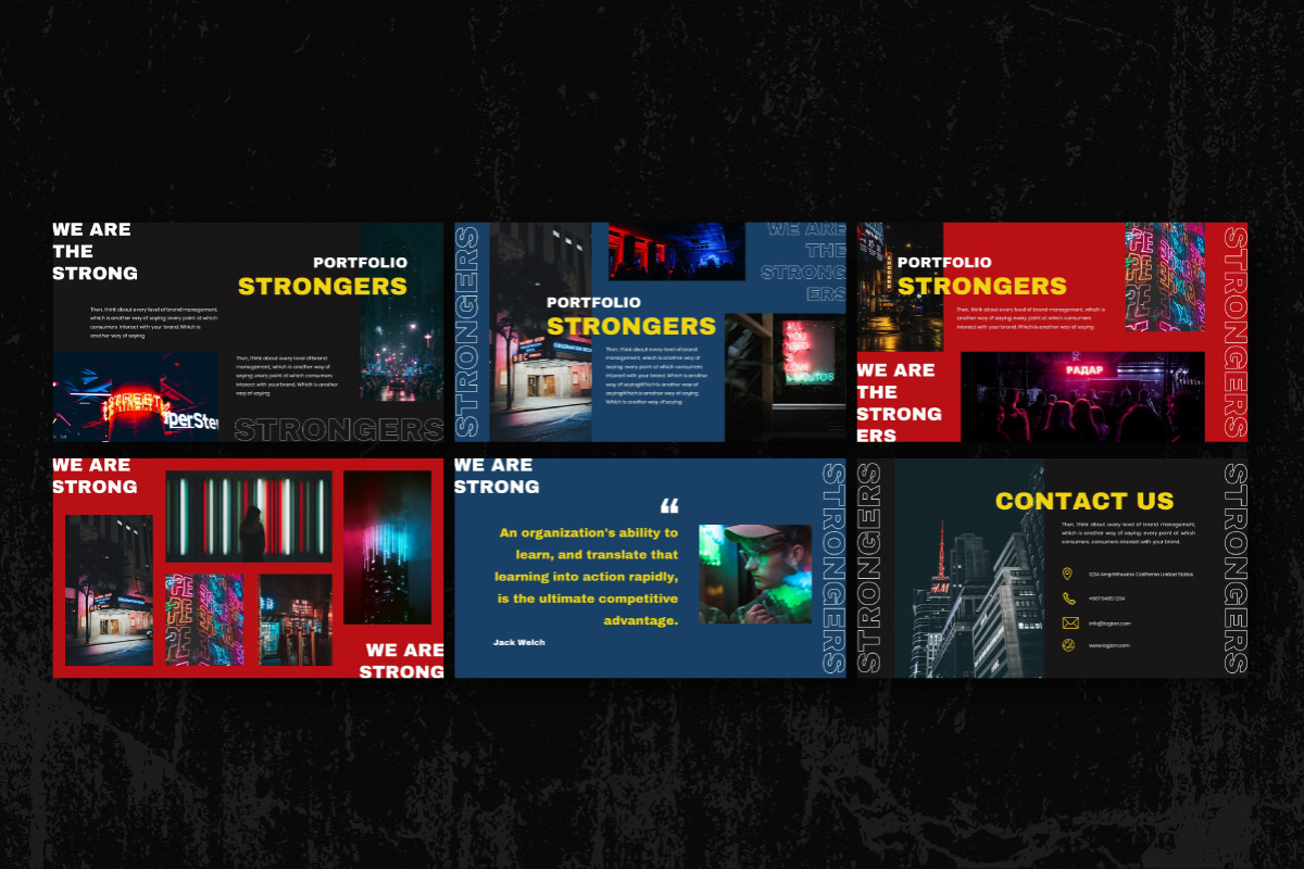 Strongers Creative Powerpoint Template