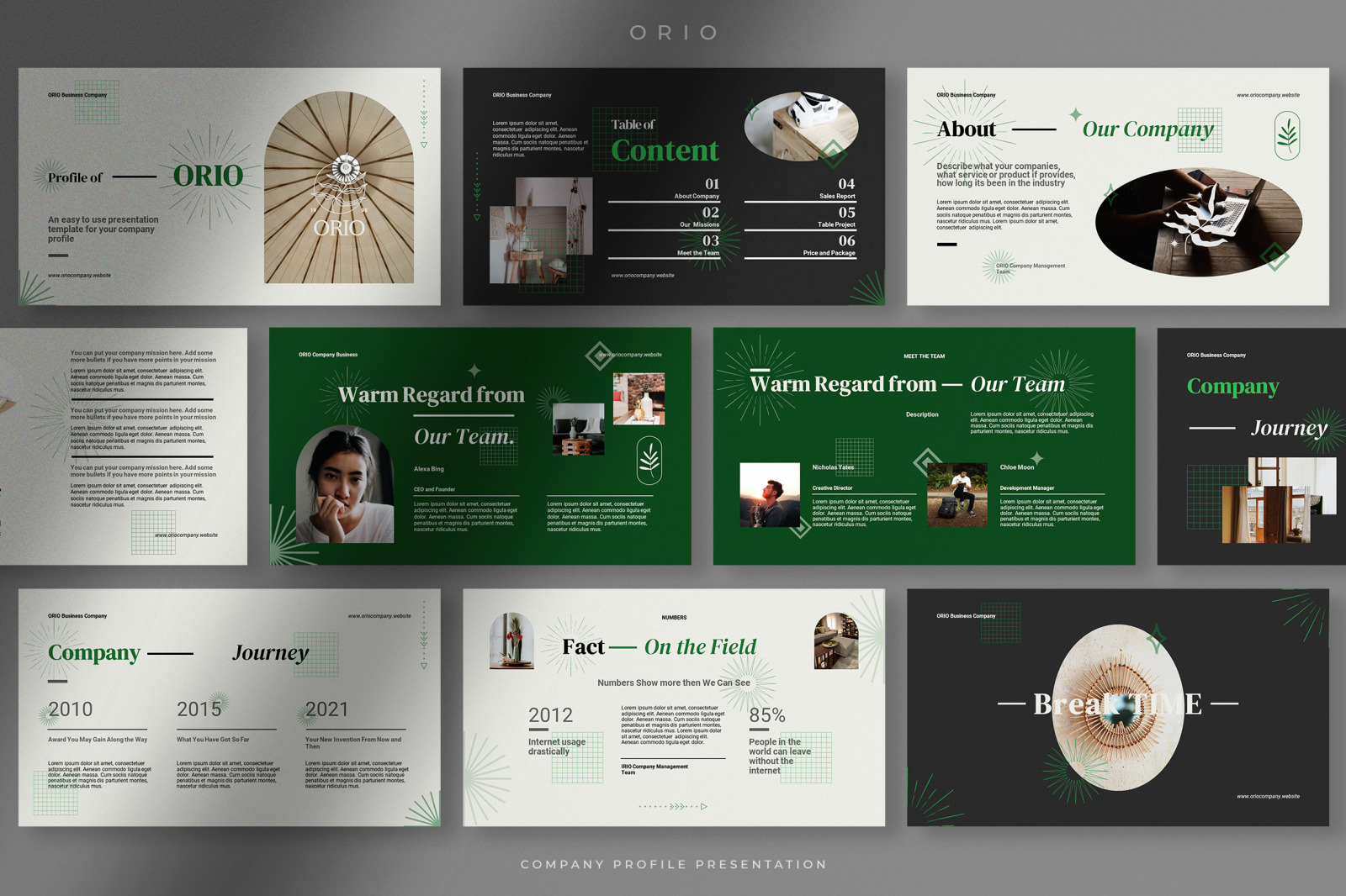 Orio - Company Profile Presentation Orio - Company Profile Presentation