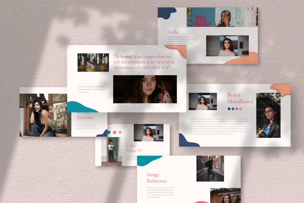 Feminim Brand Powerpoint Template