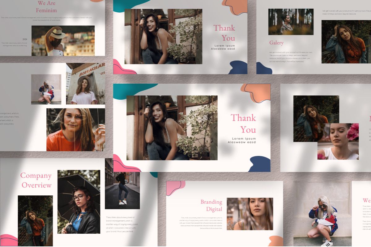 Feminim Brand Powerpoint Template