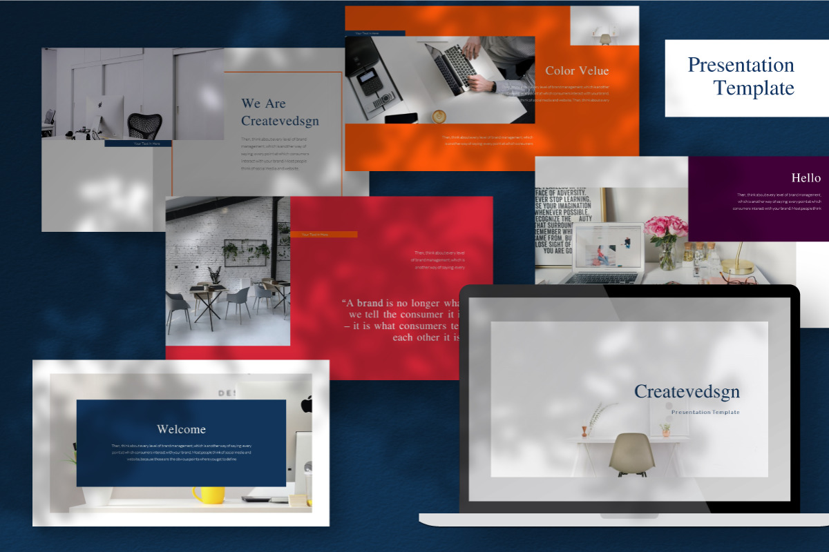 Createvedsgn Powerpoint Template