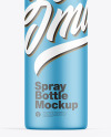 Matte Spray Bottle Mockup