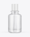 Clear Glass Perfume Bottle Mockup