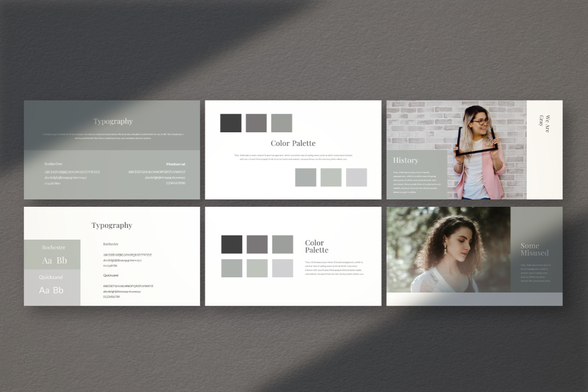 Gray Powerpoint Template