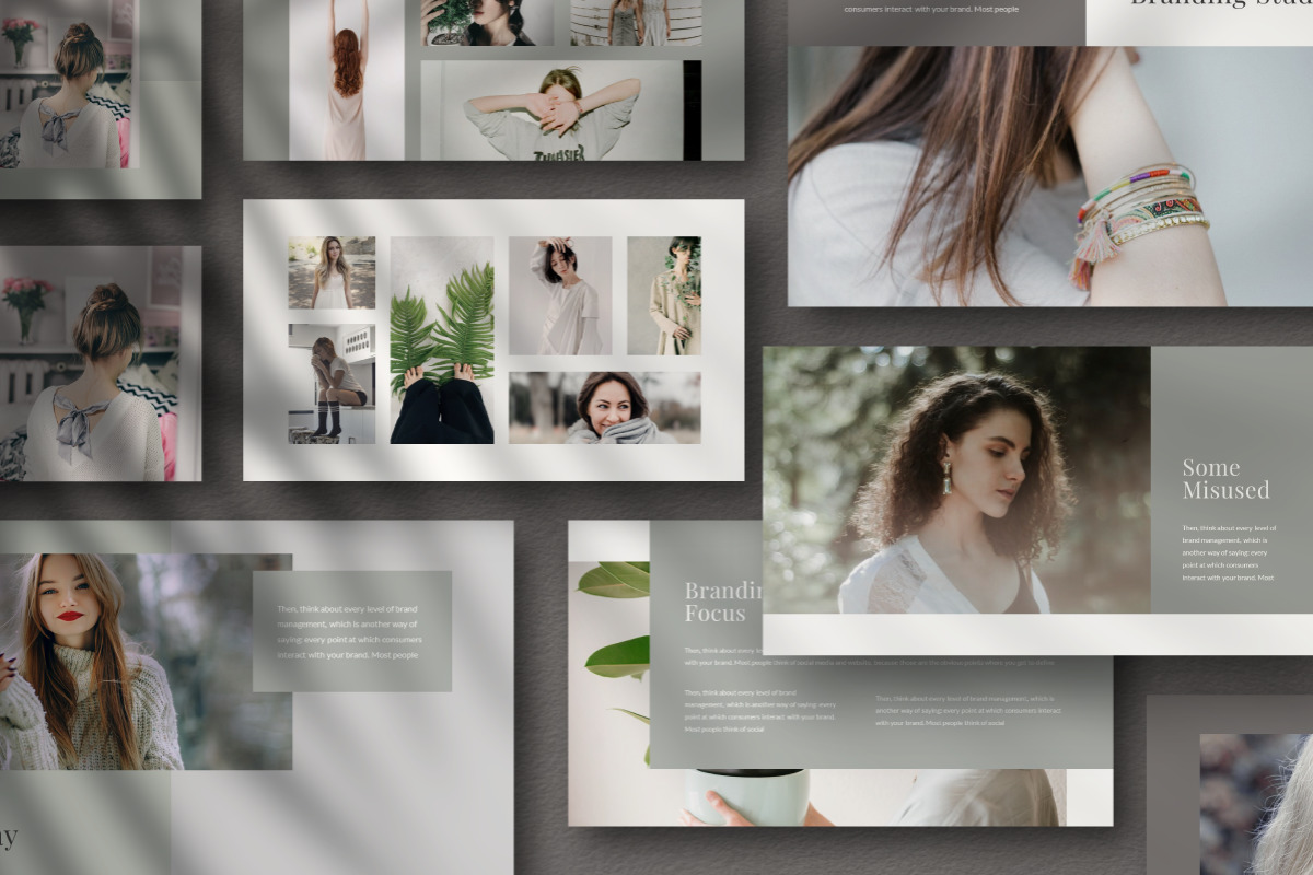 Gray Google Slide Template Gray Google Slide Template