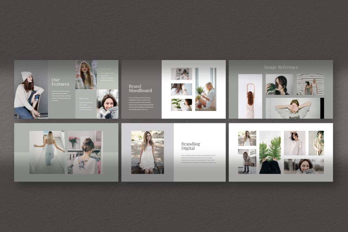 Gray Google Slide Template Gray Google Slide Template