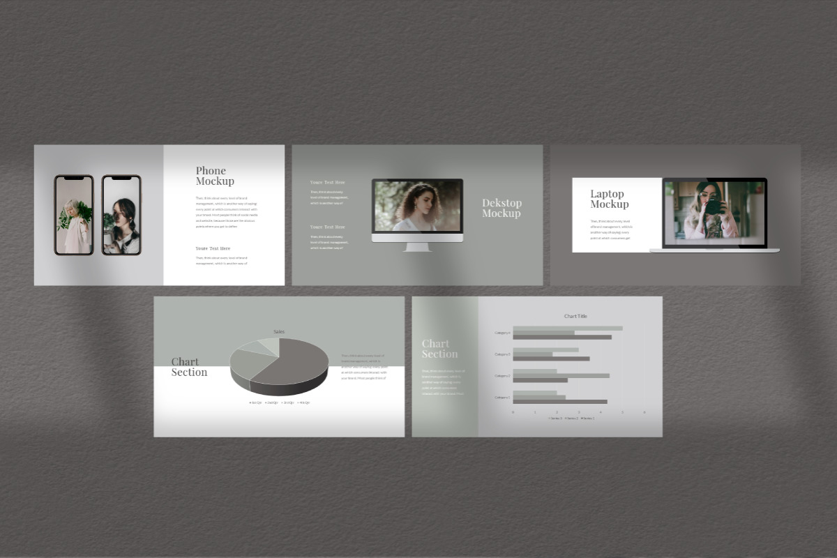 Gray Google Slide Template Gray Google Slide Template
