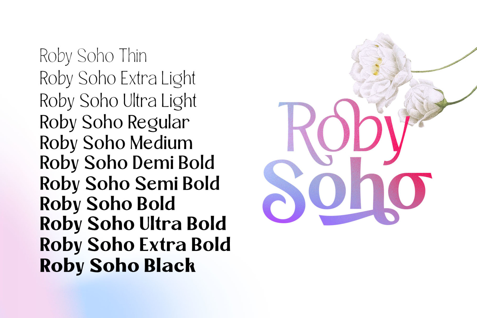 Roby Soho Font Roby Soho Font