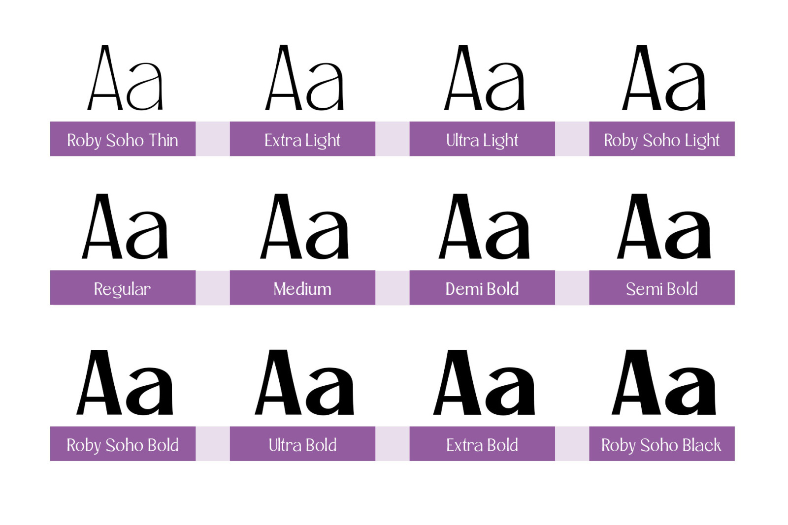Roby Soho Font Roby Soho Font