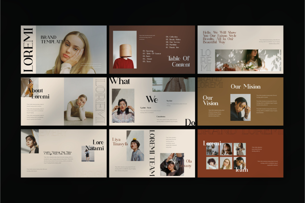 LOREMI Google Slide Template LOREMI Google Slide Template