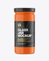 Glossy Storage Jar Mockup