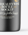 Ceramic Wine Bottle Mockup Ceramic Wine Bottle Mockup
