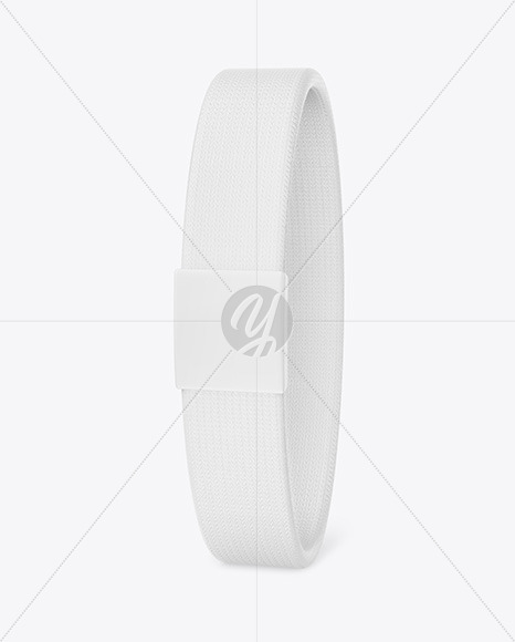 Textile Fabric Wristband Mockup