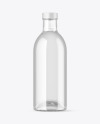 Clear Glass Bottle Mockup