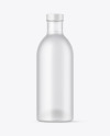 Frosted Glass Bottle Mockup