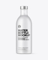 Frosted Glass Bottle Mockup